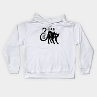 Spooky Cat Kids Hoodie